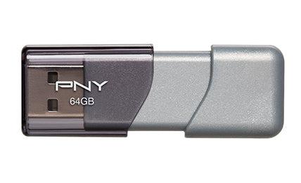 Pny 64Gb Usb 3.0 Usb Flash Drive Usb Type-A 3.2 Gen 1 (3.1 Gen 1) Silver