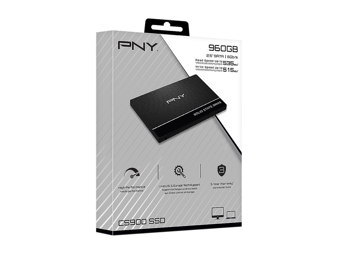 Pny Cs900 960Gb 2.5" Sata Iii Internal Solid State Drive (Ssd) - Ssd7Cs900-960-Rb