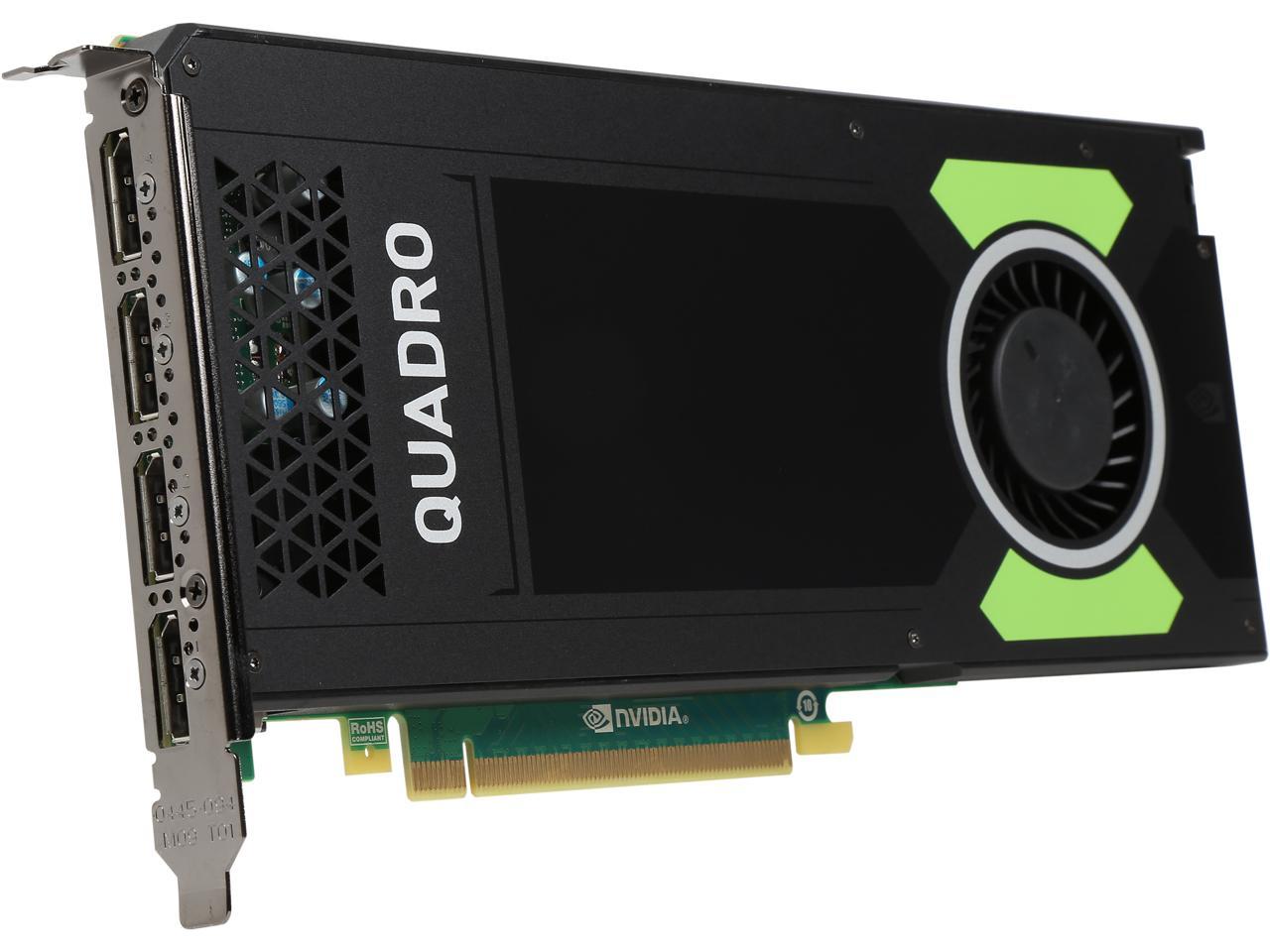 Pny Quadro M4000 Vcqm4000-Pb 8Gb 256-Bit Gddr5 Pci Express 3.0 X16 Full Height Workstation Video Card