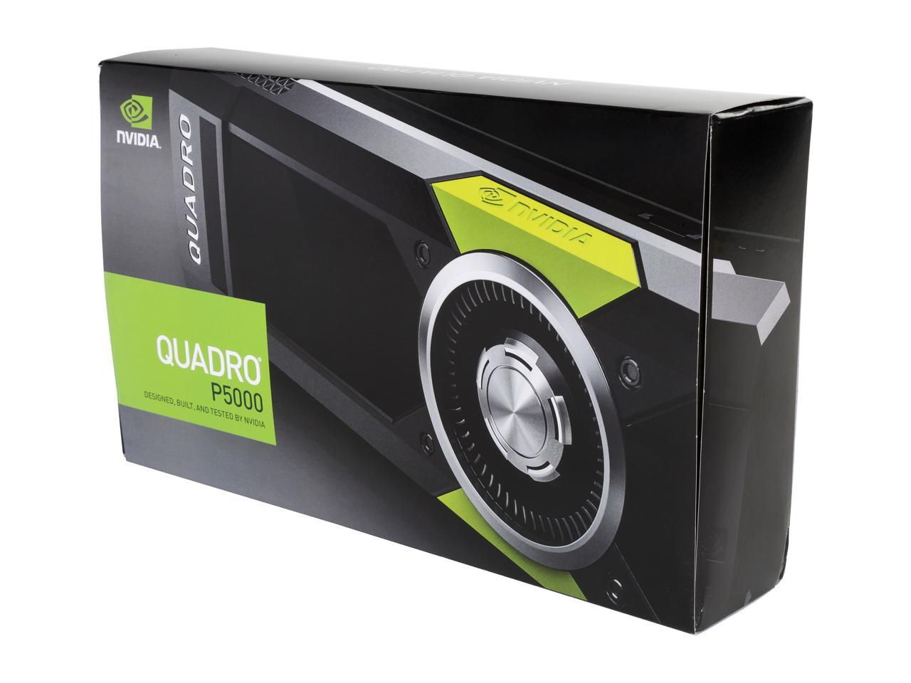 Pny Quadro P5000 Vcqp5000-Pb 16Gb 256-Bit Gddr5X Pci Express 3.0 X16 Full Height Video Card - Workstation