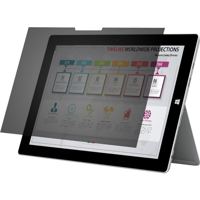 Privacyview Filter Ms 12.3In,Surface Pro 3/4-Landscape Blk