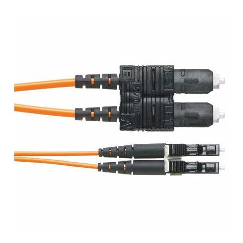 Panduit 1M Os1/Os2 Lc - Sc Fibre Optic Cable Os1/Os2 Yellow
