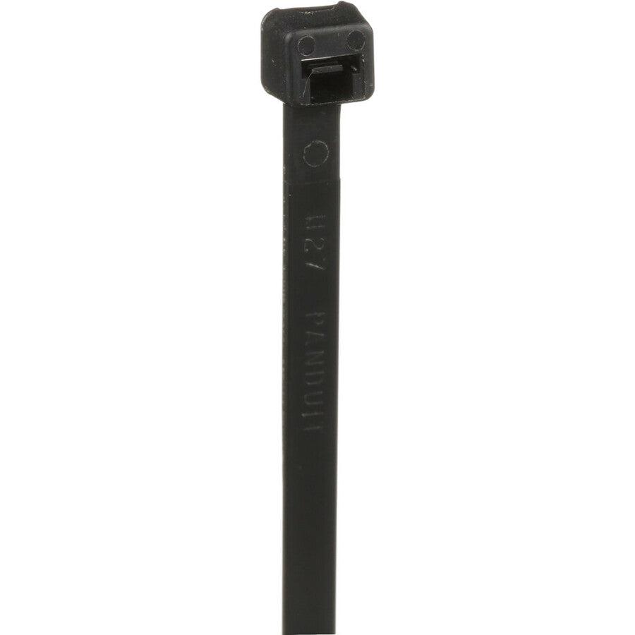Panduit , 5.6"L (142Mm), Intermediate, Heat Stabilized, Black, 1000Pc Cable Tie Nylon