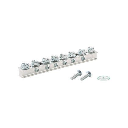 Panduit 6Pt Univ Ground Bar Grounding Hardware Grey