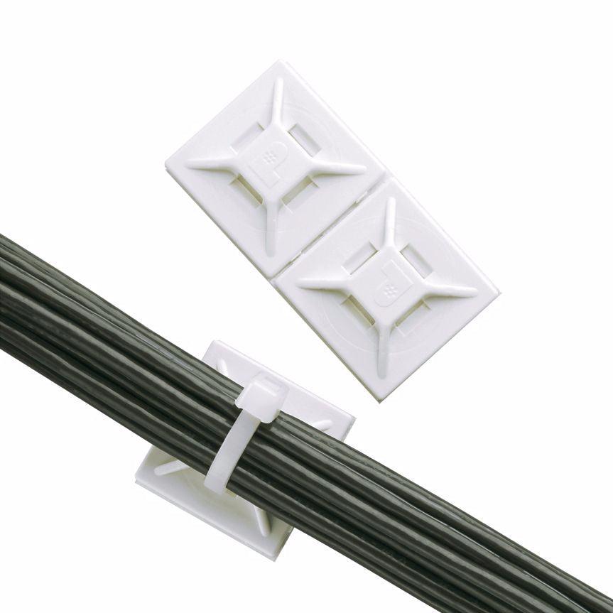 Panduit Abmm-At-D Cable Tie Parallel Entry Cable Tie Acrylic, Acrylonitrile Butadiene Styrene (Abs) White 500 Pc(S)