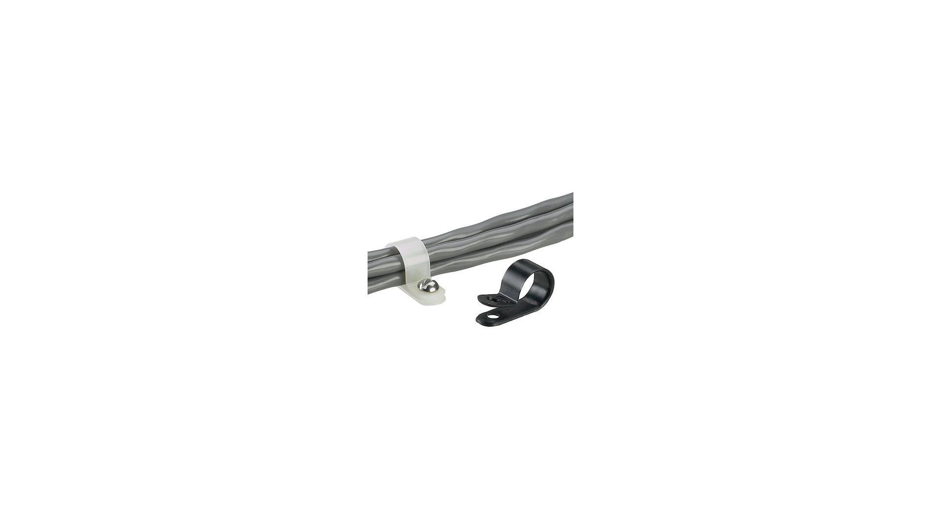 Panduit Cch125-S10-C Cable Clamp Grey 100 Pc(S)