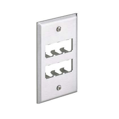 Panduit Cfp6Sy Wall Plate/Switch Cover Stainless Steel