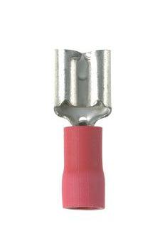 Panduit Dvf18-250-Cy Electronic Connector Cap Brass, Vinyl Red 100 Pc(S)