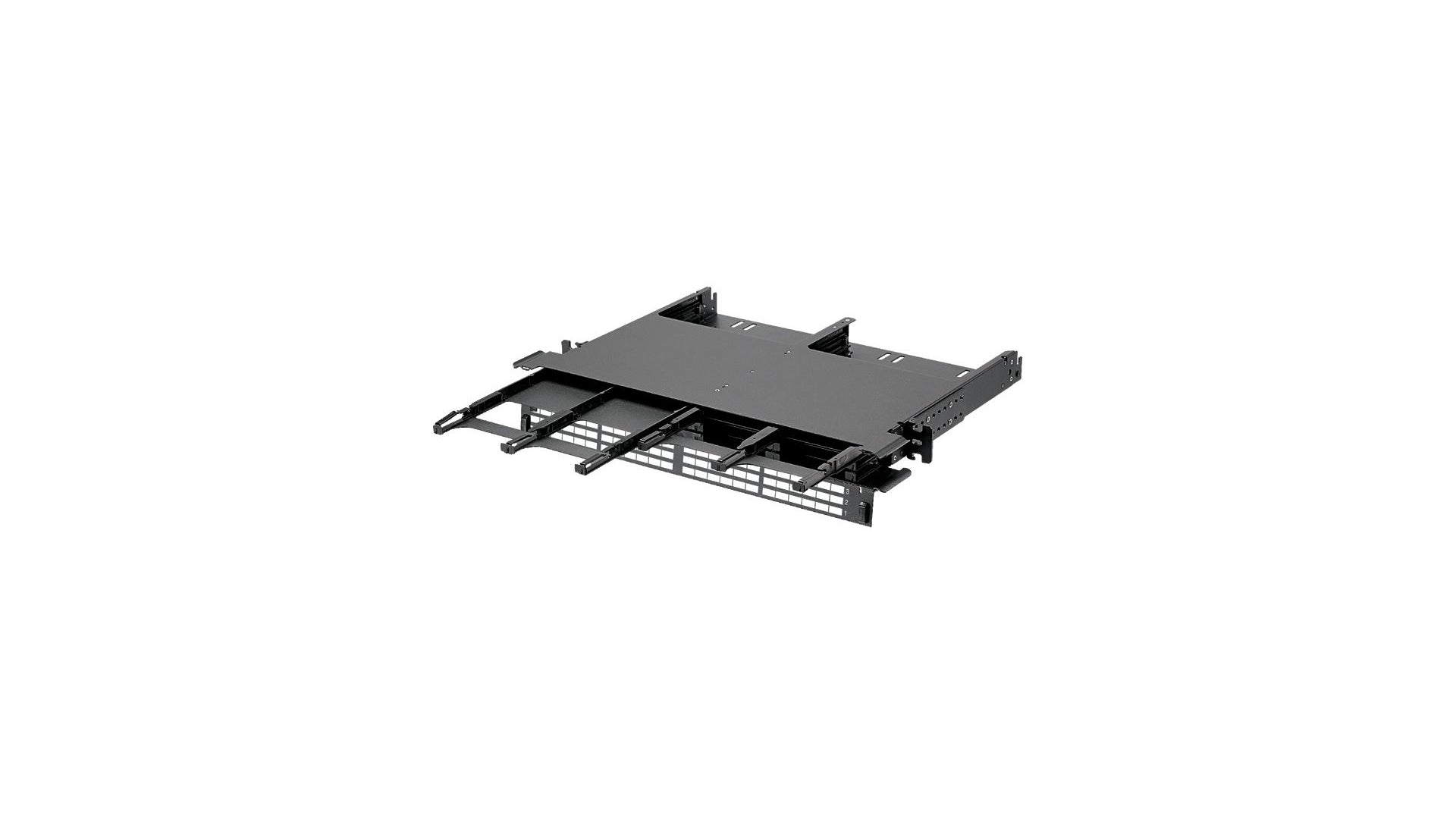 Panduit Flex1U04 Cable Organizer Rack Cable Tray Black 1 Pc(S)