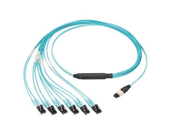 Panduit Fxthl5Nldsnm001 Fibre Optic Cable 1 M 12X Lc Mpo Om3 Aqua Colour