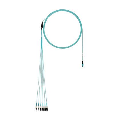Panduit Fztrp8Nussnf063 Fibre Optic Cable 19.2 M Panmpo Lc Ofnp Om4 Aqua Colour