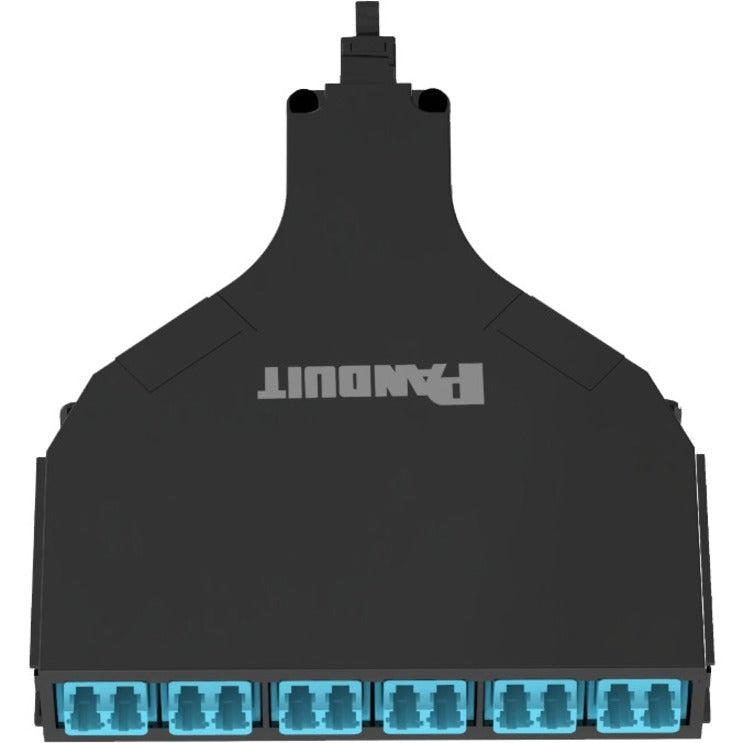 Panduit Fqsa-12-10Af Fibre Optic Adapter Lc/Mpo 1 Pc(S) Aqua Colour, Black