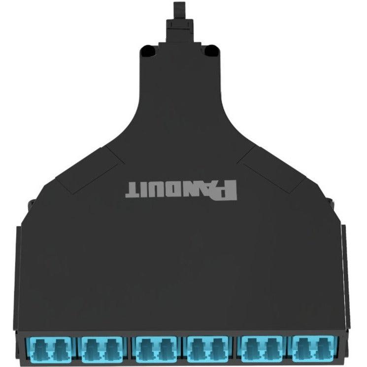 Panduit Fqzn-12-10Af Fibre Optic Adapter Lc 1 Pc(S) Black, Cyan
