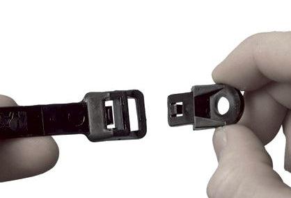 Panduit Mceh-S25-C0 Cable Tie Mount Black Nylon 100 Pc(S)