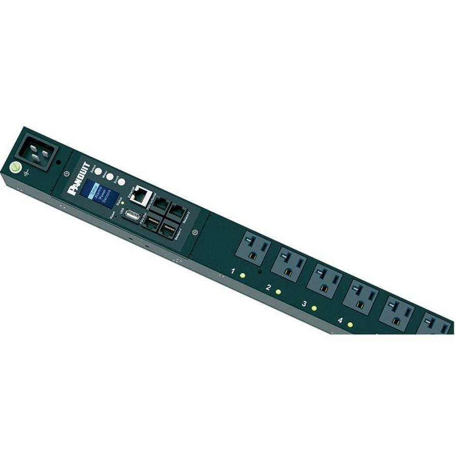 Panduit P12E20M SmartZone G5 Monitored Switched Rack PDU 15A 120V 1-Phase - MS Series Power Distribution