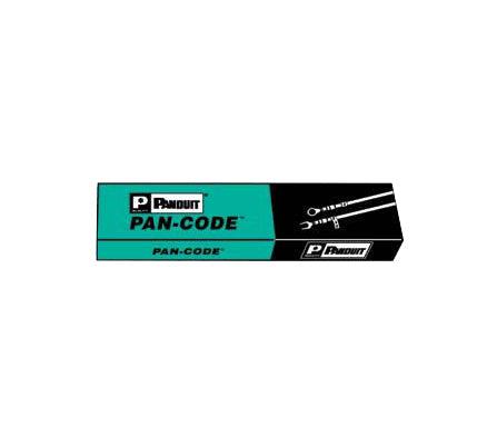 Panduit Pcm-T4 Cable Marker Black, White Vinyl