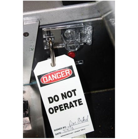 Panduit Psl-1001 Lockout Hasp/Padlock Transparent Polycarbonate