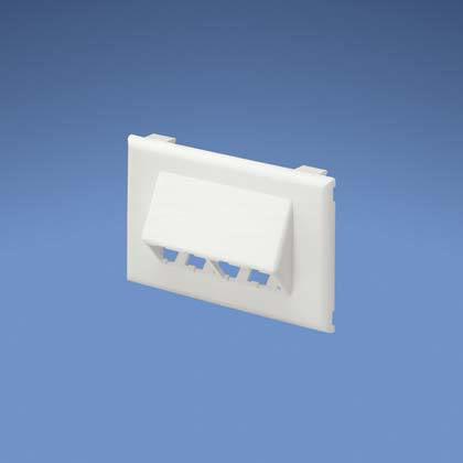 Panduit T70Fh4Ei Wall Plate/Switch Cover Ivory