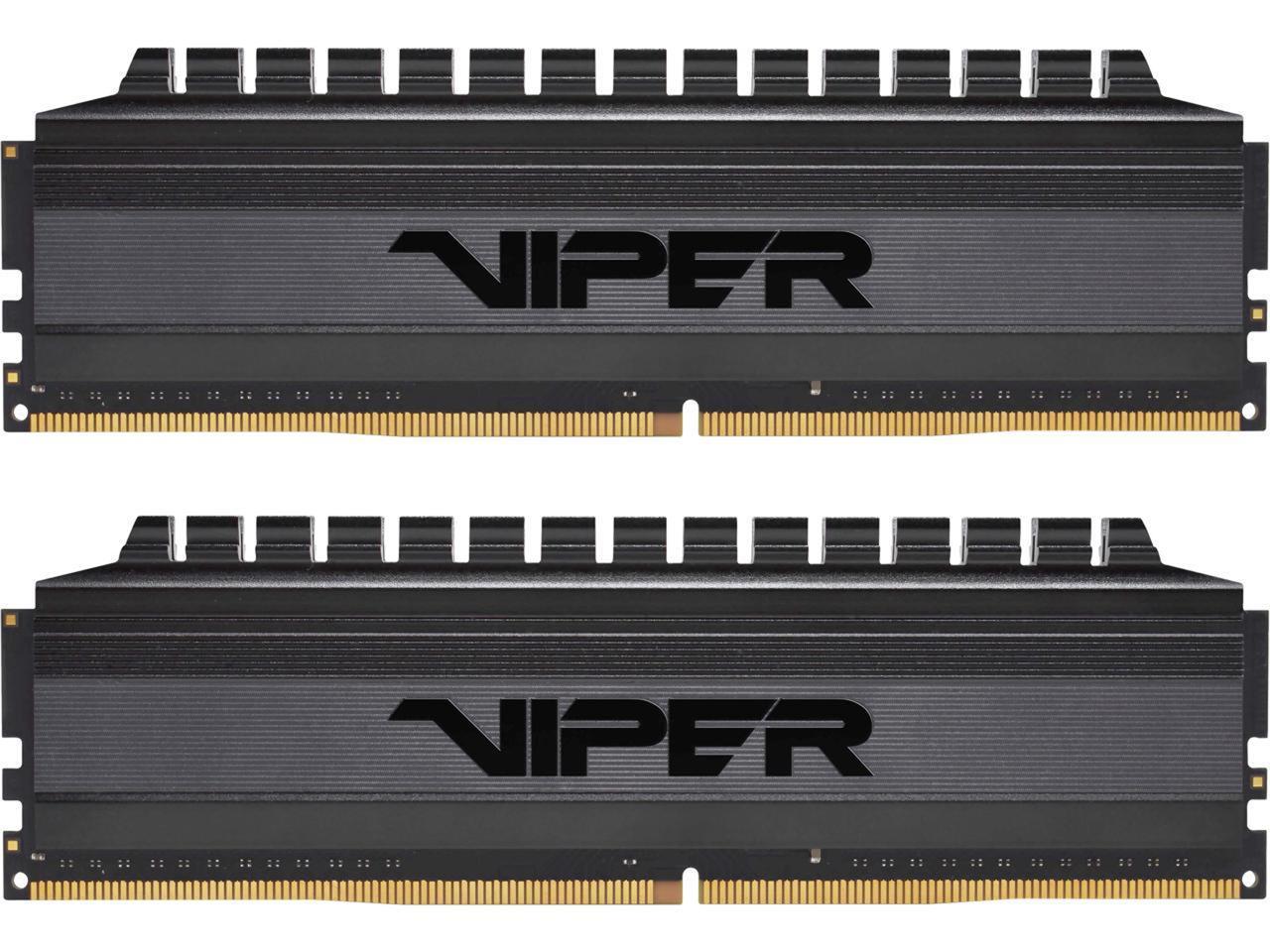 Patriot Viper 4 Blackout Series 8Gb (2 X 4Gb) 288-Pin Ddr4 Sdram Ddr4 3000