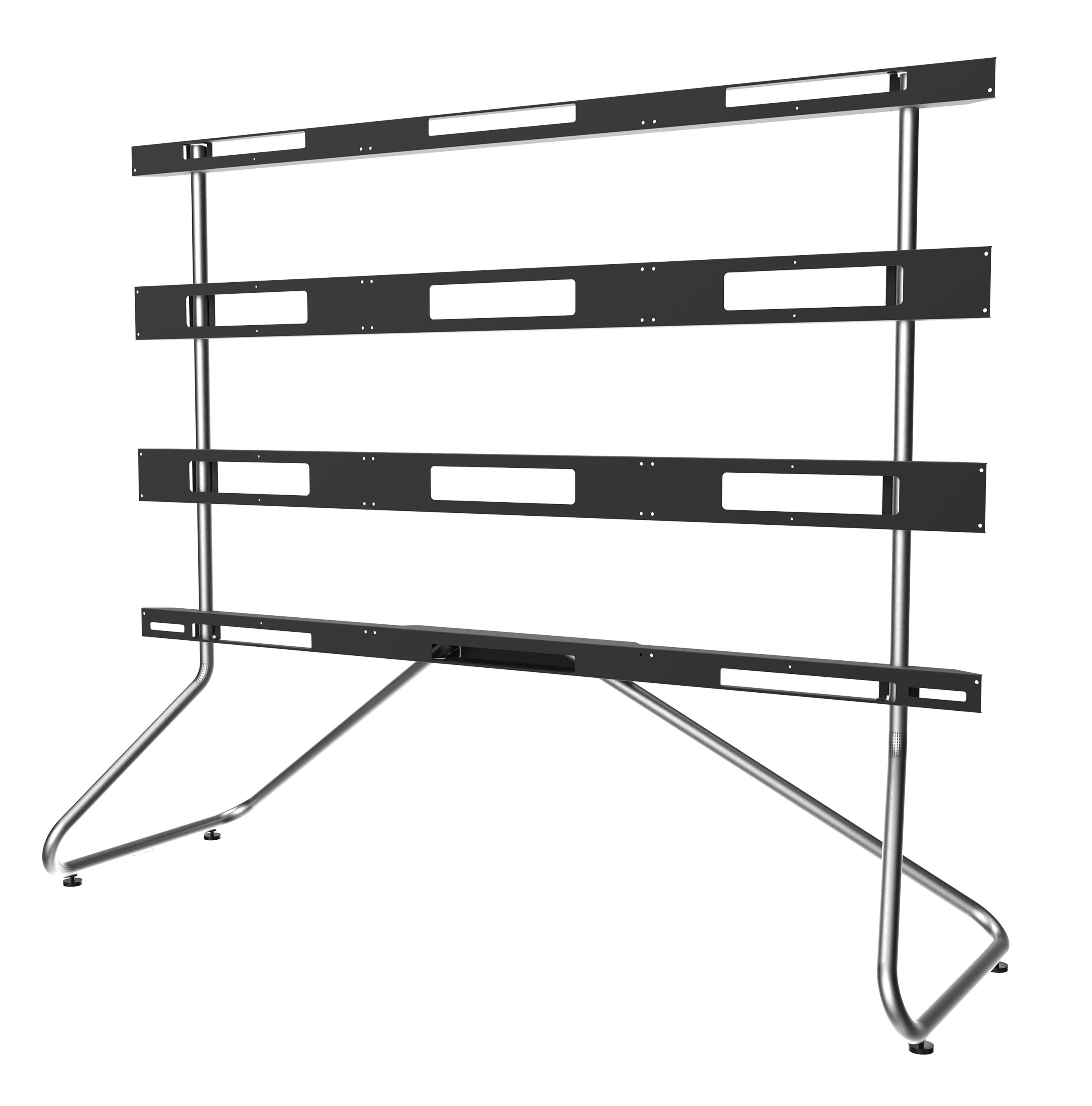 Peerless Ds-Ledclaaf-3X3 Signage Display Mount 3.3 M (130") Black, Silver