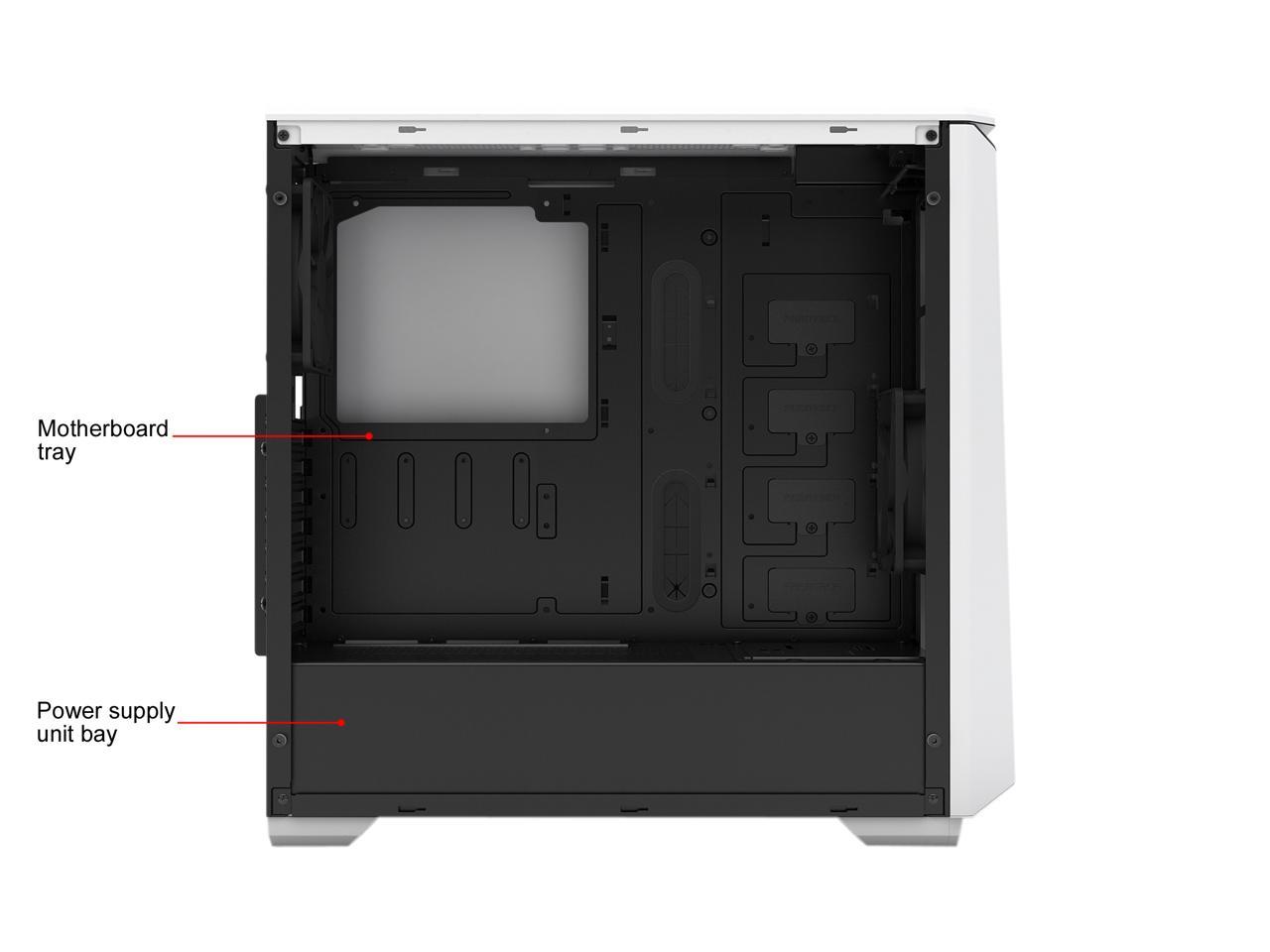 Phanteks Eclipse P400 Ph-Ec416Ptg_Bk Satin Black Tempered Glass/Steel Atx Mid Tower Computer Case