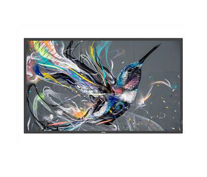 Philips 50Bdl3550Q/00 Signage Display Digital Signage Flat Panel 125.7 Cm (49.5") Va 400 Cd/M² 4K Ultra Hd Black Android 8.0