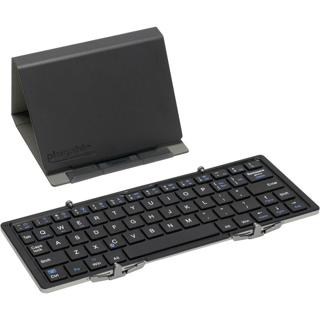 Plugable Foldable Bluetooth Keyboard Compatible with iPad, iPhones, Android, and Windows BT-KEY3