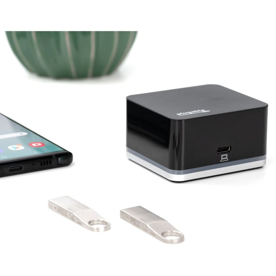 Plugable Phone Cube Compatible with Samsung DeX Dock, DeX Station, DeX Pad, Galaxy Note 9, S9, S9 Plus, S8, S8 Plus, S10, Tab S5e UD-CUBE-15W