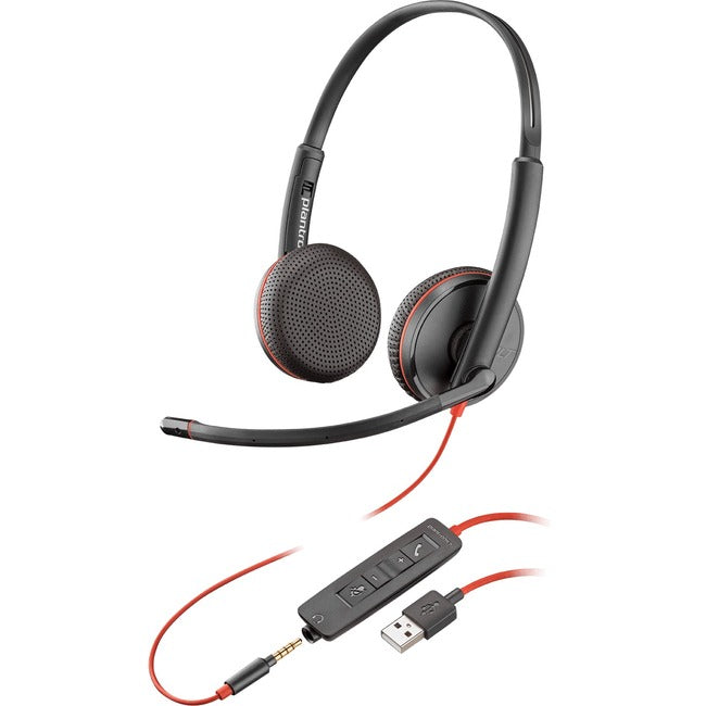 Poly Blackwire 3225 USB-A Headset 209747-22