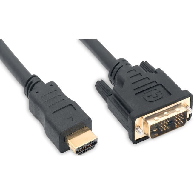 Professional Cable HDMI Male to DVI Male Single Link - 2 Meters (6.6 Feet) HDMIM-DVIM-2M