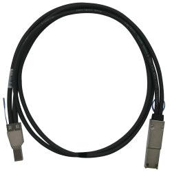 Qnap Cab-Sas05M-8644-8088 Serial Attached Scsi (Sas) Cable 1 M Black, Metallic