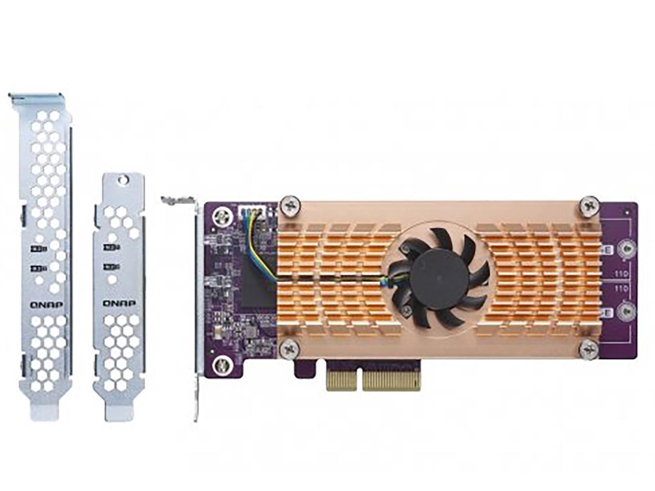 Qnap Qm2-2P-384 Dual M.2 Pcie Ssd Expansion Card