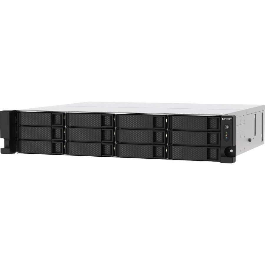 Qnap Ts-1253Du-Rp-4G-Us Intel Celeron J4125 Quad-Core 2.0Ghz 4Gb Ddr4 12-Bay Nas W/ 2.5Gbe And Feature-Rich Applications For Office
