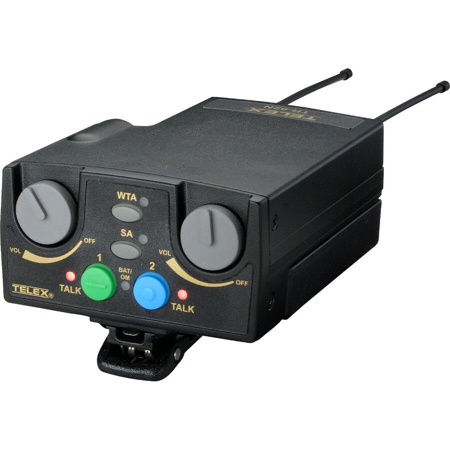 RTS Narrow Band UHF Two-Channel Binaural Wireless Synthesized Portable Beltpack TR-82N-F55