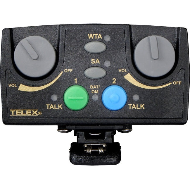 RTS Narrow Band UHF Two-Channel Binaural Wireless Synthesized Portable Beltpack TR-82N-F55