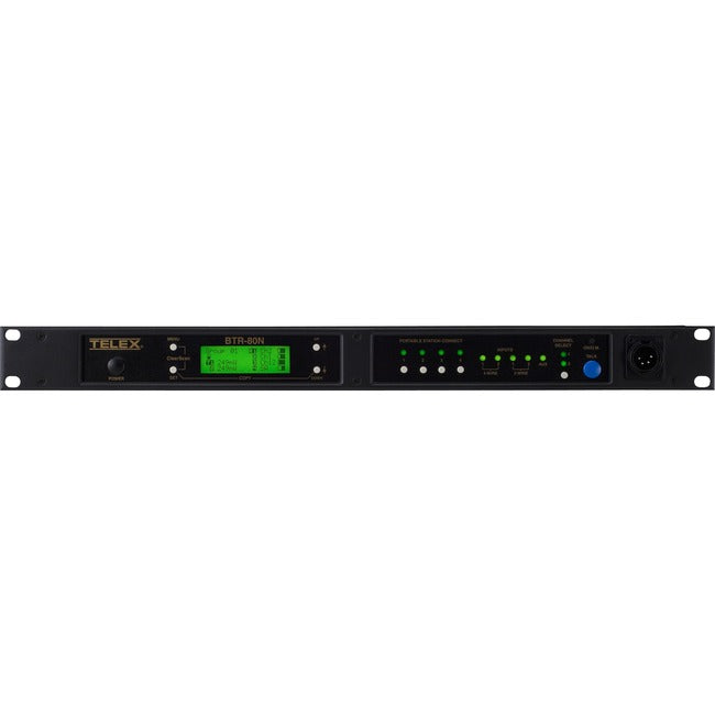 RTS Narrow Band UHF Two-Channel Wireless Synthesized Base Station BTR-80N-D4R5