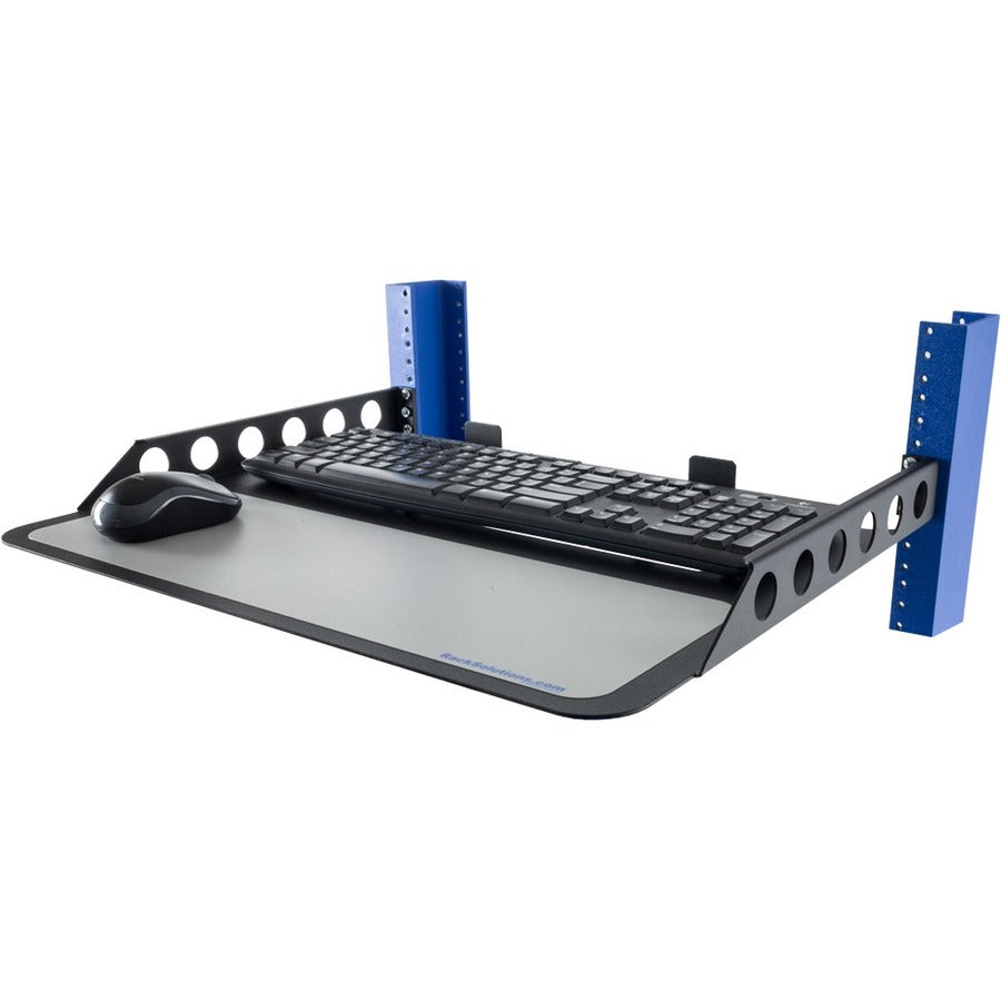 Rack Solutions 1U Keyboard Shelf for 2Post Rack (No Keyboard) 1USHL-003BLK