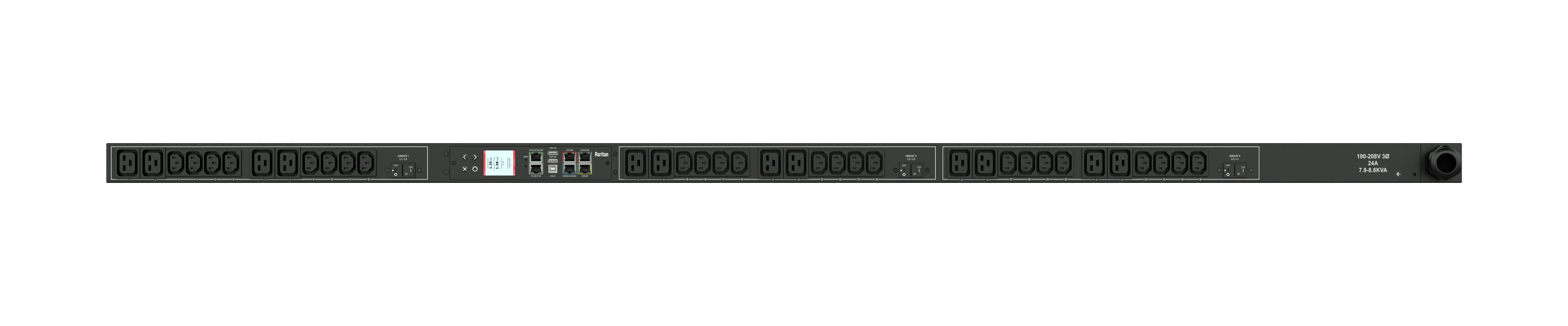 Raritan Px3-1725 Power Distribution Unit (Pdu) 36 Ac Outlet(S) 0U Black