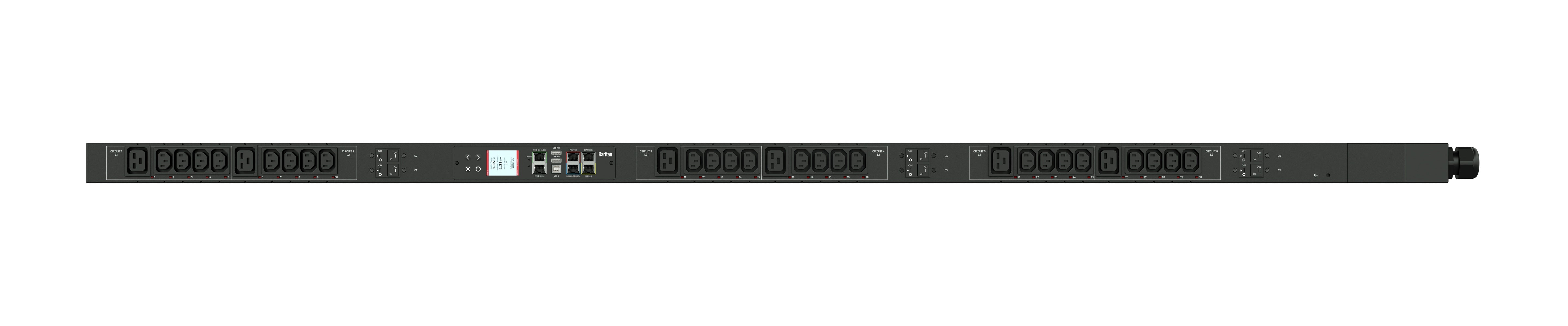 Raritan Px3-5668V-V2 Power Distribution Unit (Pdu) 30 Ac Outlet(S) 0U Black
