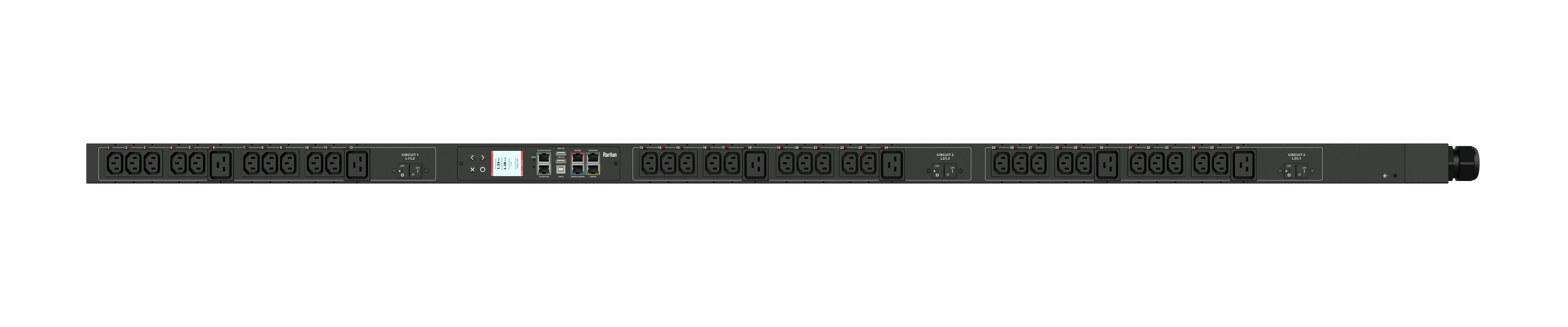 Raritan PX3-5720JV 3-Phase 36-Outlet Rack PDU - Smart Power Distribution | Tecisoft