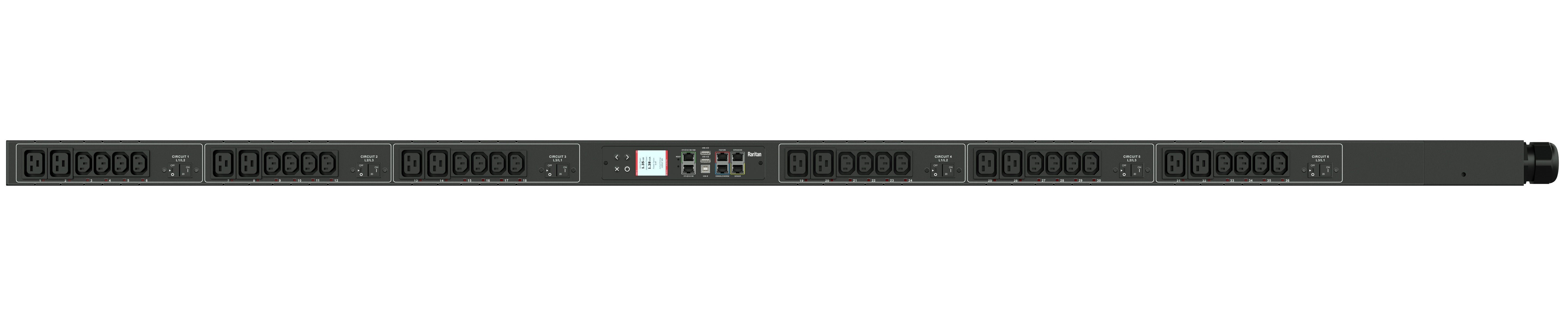 Raritan Px3-5749V-V2 Power Distribution Unit (Pdu) 36 Ac Outlet(S) 0U Black
