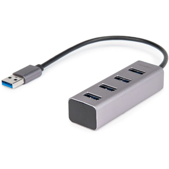 Rocstor Portable 4 Port Hub Usb-A To 4X Usb-A Superspeed Usb 3.0