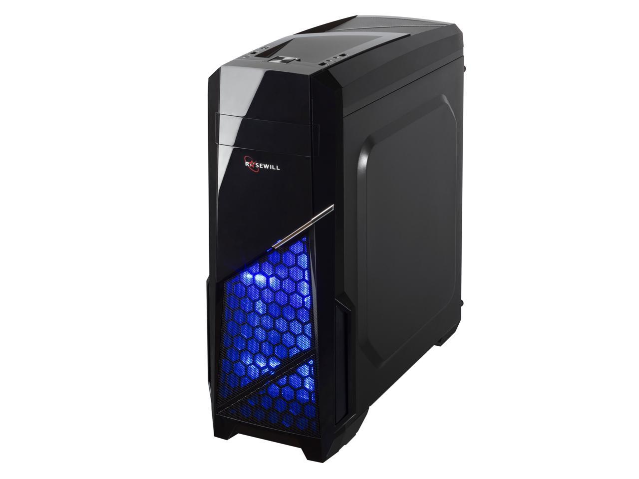 Rosewill Atx Mid Tower Gaming Computer Case, Supports Up To 400 Mm Long Vga Card Tyrfing