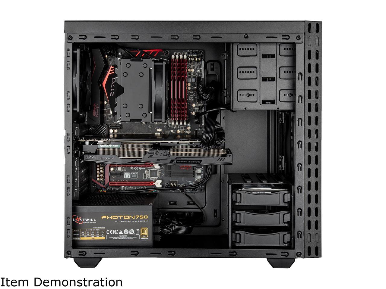 Rosewill Atx Mid Tower Gaming Computer Case, Supports Up To 400 Mm Long Vga Card Tyrfing