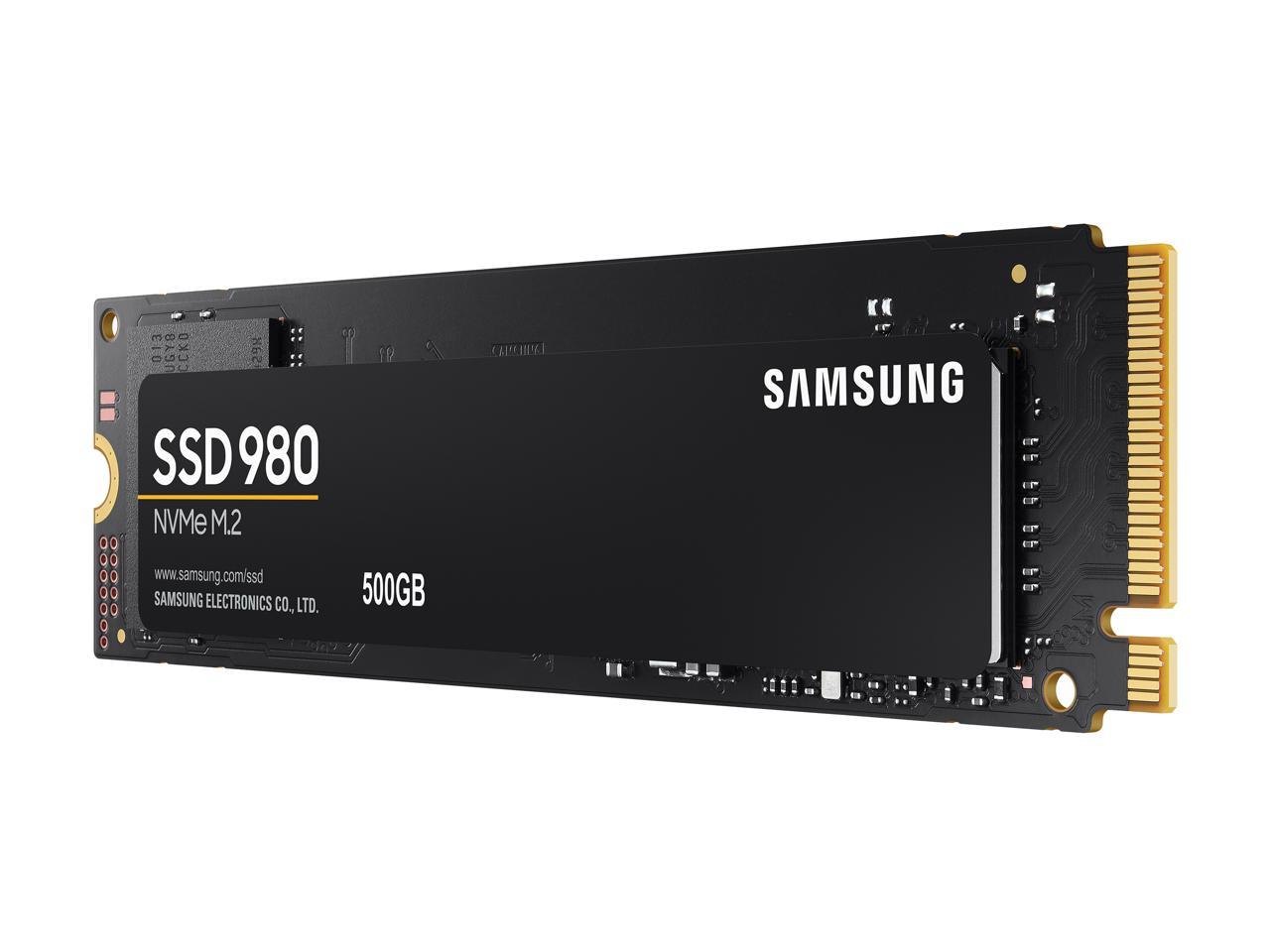 Samsung 980 M.2 2280 500Gb Pci-Express 3.0 X4, Nvme 1.4 V-Nand Mlc Internal Solid State Drive (Ssd) Mz-V8V500B/Am