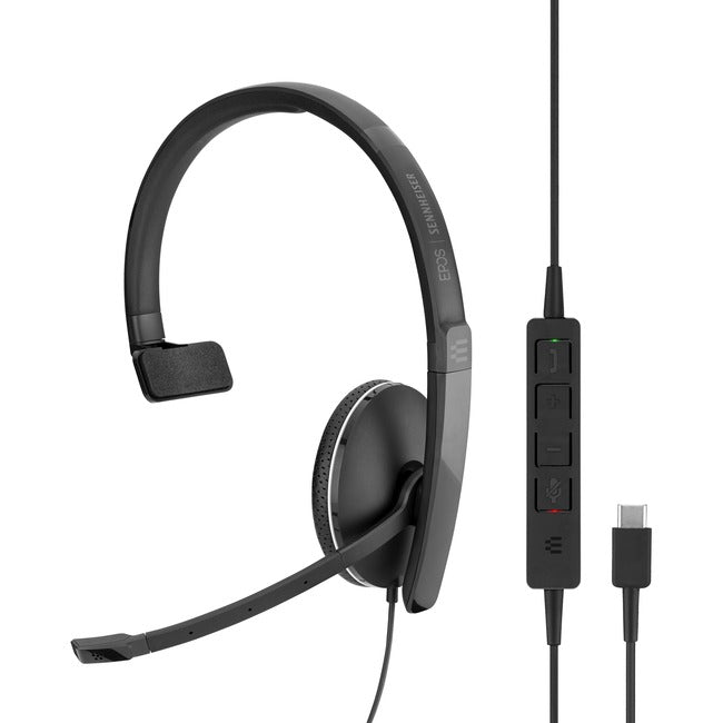 Sc 135 Usb-C One-Sided Headset,With 3.5Mm Uc & Skype