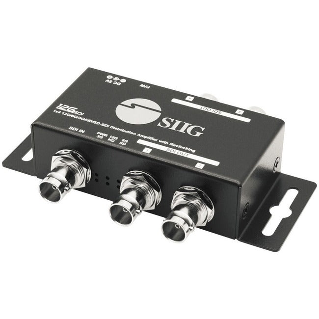 SIIG 1x4 12G SDI Distribution Amplifier - 70M CE-SD0G11-S1