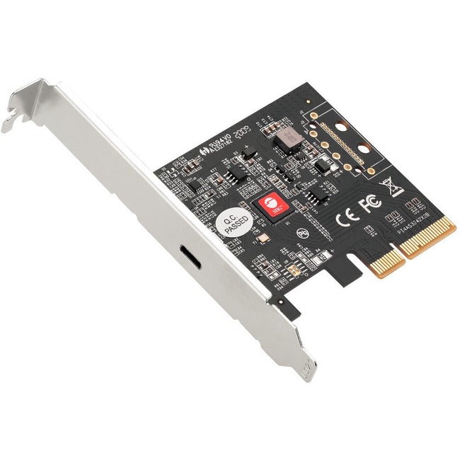 SIIG Single USB 3.2 Type-C Gen 2x2 20G PCIe Card Dual Profile Design JU-P20D11-S1