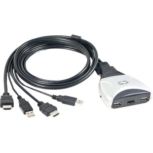 SYBA Multimedia 2 Port HDMI and USB 2.0 KVM Switch SY-KVM31034