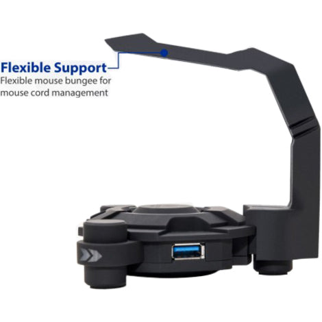 SYBA Multimedia Mouse Bungee with 4 Port USB 3.0 hub CL-HUB53003